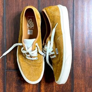 Stylish Staple: Brown Leather Vans Suede Shoes – Like New